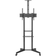 Goobay Floor stand | 59508 TV Presentation Stand Pro (Size L) | Adjustable Height