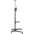 Goobay Floor stand | 59508 TV Presentation Stand Pro (Size L) | Adjustable Height