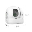 PETKIT Automatic Cat Litter Box | PUROBOT MAX Pro | White