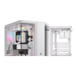 Corsair Dual Chamber PC Case | iCUE LINK 6500X RGB | White | Mid Tower | Power supply included No | 