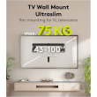 Goobay Wall mount | Ultraslim TV Wall Mount Basic FIXED (XL) | 43-100 " | Black