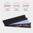 AXAGON Passive aluminum heatsink for all M.2 SSDs
