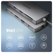AXAGON Multi port USB-C 5Gbps hub | HMC-8HLSA