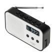Adler | Digital radio PLL AM/FM | AD 1907 | Alarm function | White/Black