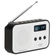 Adler | Digital radio PLL AM/FM | AD 1907 | Alarm function | White/Black