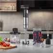 Caso | Cordless 4in1 Hand Blender Set | Click & Mash | Hand Blender | 180 W | Stainless Steel/Black