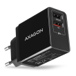 AXAGON Dual wallcharger 240V/2x USB port QC3.0/AFC/FCP and 5V-1.2A