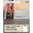 Mill Invisible Smart WiFi Heater | PA700WIFI4 | Panel Heater | 700 W | Suitable for rooms up to 9-12