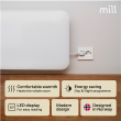 Mill IB700DN | Panel Heater | 700 W | Suitable for rooms up to 9-12 m² | White | Invisible Heater | 