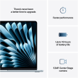 Apple MacBook | Air | Sky Blue | 15 " | Apple M4 | 24 GB | Solid-state drive capacity 512 GB | Apple