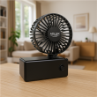 Adler Foldable mini fan | AD 7336 | Desk fan | Black | Diameter 6.5 cm | Number of speeds 1