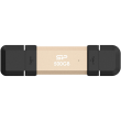 Silicon Power DS72 | 500 GB | USB Type-A/USB Type-C 3.2 Gen 2 | Gold