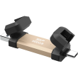 Silicon Power DS72 | 500 GB | USB Type-A/USB Type-C 3.2 Gen 2 | Gold