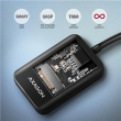 AXAGON USB-A 10Gbps - M.2 NVMe and SATA SSD Adapter | ADM2-AM