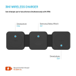 Fixed | Wireless Foldable Charger 3in1 Flex for Samsung | FIXFLE-SA-BK | Black
