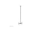 Neomounts CL35-440BL16XL Monitor/TV Mount Ceiling | Adjustable Height