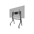 Neomounts Floor stand | FL50-525BL1 TV trolley | Adjustable Height | 55-86 " | Maximum weight (capac