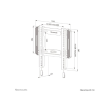 Neomounts Wall mount | WL30-550BL12 TV mount wall | 24-65 " | Maximum weight (capacity) 40 kg | Blac