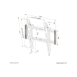 Neomounts Wall mount | WL35-550BL14 TV mount wall | Tilt | 32-75 " | Maximum weight (capacity) 50 kg