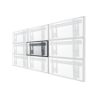 Neomounts Wall mount | LED-VW1000BLACK Videowall wall mount | 40-75 " | Maximum weight (capacity) 50
