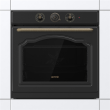 Gorenje Oven | BOS67372CLB | 77 L | Electric | AquaClean | Mechanical control | Steam function | Hei