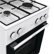 Gorenje Cooker | GG5A14WJ | Hob type Gas | Oven type Gas | White | Width 50 cm | Depth 59.4 cm | 70 