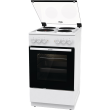 Gorenje Cooker | GE5A21WH | Hob type Electric | Oven type Electric | White | Width 50 cm | Grilling 