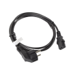 Lanberg | CEE 7/7 to IEC 320 C13 Power Cord | CA-C13C-10CC-0018-BK
