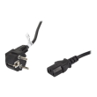 Lanberg | CEE 7/7 to IEC 320 C13 Power Cord | CA-C13C-11CC-0050-BK