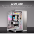 Corsair PC Case | 6500X Dual Chamber | White/Satin Gray Aluminum | Mid-Tower | Power supply included