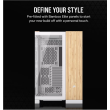 Corsair Dual Chamber PC Case | 6500X | White/Bamboo wood | Mid Tower | Power supply included No