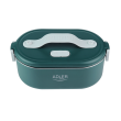 Adler | Electric lunch box with thermal bag | AD 4522 | 0.8 L | Plastic/Stainless steel | Green | Li