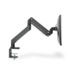 Digitus Desk Mount | Universal Single Monitor Mount with Gas Spring and Clamp Mount | Adjustable Hei