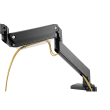Digitus Desk Mount | Universal Single Monitor Mount with Gas Spring and Clamp Mount | Adjustable Hei