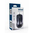 Gembird Optical Mouse | MUS-4B-01L | Wired | USB | Black