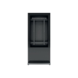EDBAK Floor stand | IDS10.55 Indoor Public Display Totem with glass front | 55 " | Black