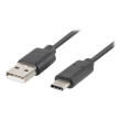 Lanberg USB Type-C to USB Type-A 2.0 Cable Black QC 3.0