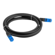 Lanberg Patchcord Cat.6A S/FTP LSZH CCA Black Fluke Passed | PCF6A-10CC-0050-BK | 0.5 m