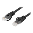 Lanberg | Patch cable - CAT 6 | RJ-45 - male | RJ-45 - male | RJ-45 | Black