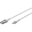 Goobay Lightning USB-A Supersoft Textile Cable with Metal Plugs | 74512
