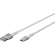 Goobay USB-C to USB-A Supersoft Textile Cable with Metal Plugs | 74530