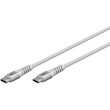 Goobay USB-C Supersoft Textile Cable with Metal Plugs | 70194