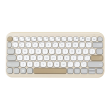 Asus Marshmallow KW100 | Keyboard | Wireless | US International | Oat Milk | Bluetooth