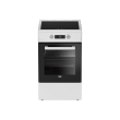 BEKO Cooker | FSM59305WDT | Hob type Induction | Oven type Electric | White | Width 50 cm | Grilling
