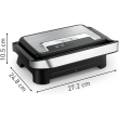 TEFAL Compact Grill | GC270D10 Inicio | Grill | 1000 W | Silver