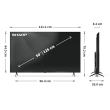 Sharp | 50HP5265E | 50 | Smart TV | Google TV | UHD | Black