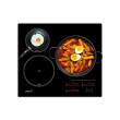 CATA Hob | INSB 6028 BK | Induction | Number of burners/cooking zones 3 | Slider Touch | Timer | Bla