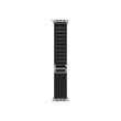 Apple | 49mm Black Alpine Loop - Medium - Natural Titanium Finish