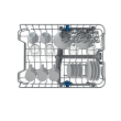 INDESIT Dishwasher | IN2ID10CS80 | Built-in | Width 44.8 cm | Number of place settings 10 | Number o