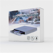Gembird External USB DVD drive | DVD-USB-021-SV | Interface USB 2.0 | CD/DVD | CD read speed 24 x | 